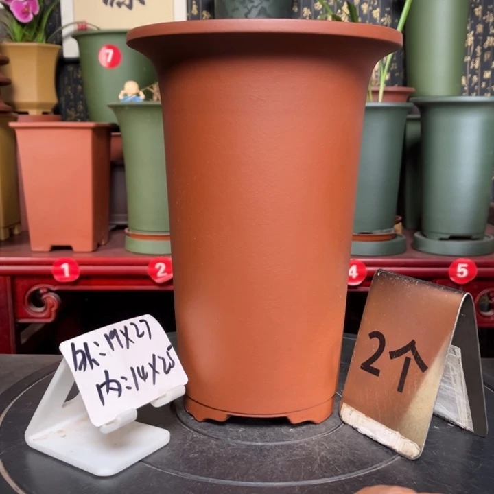 紫砂花盆紫砂花盆
