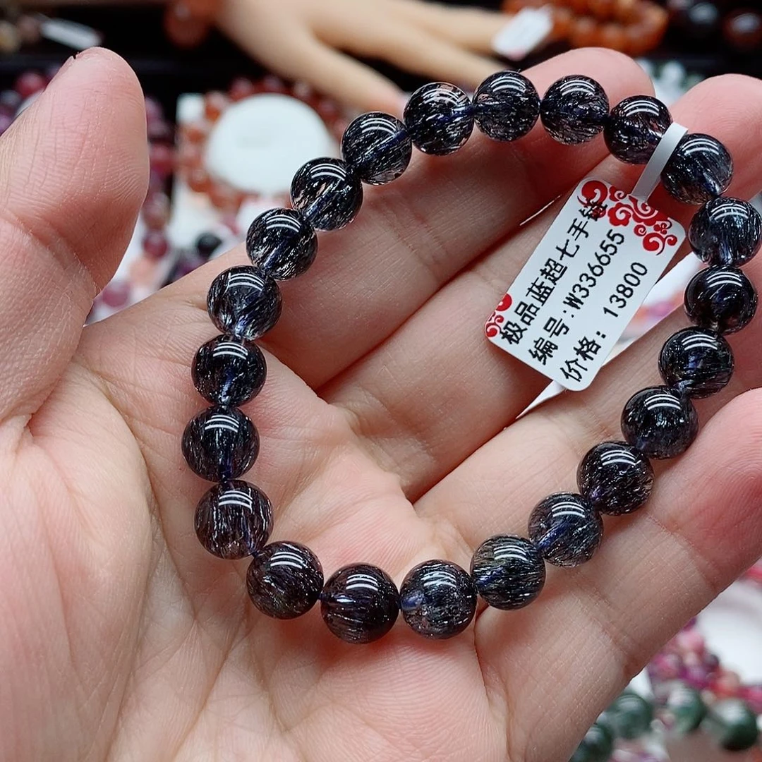 手串水晶未镶嵌蓝超七