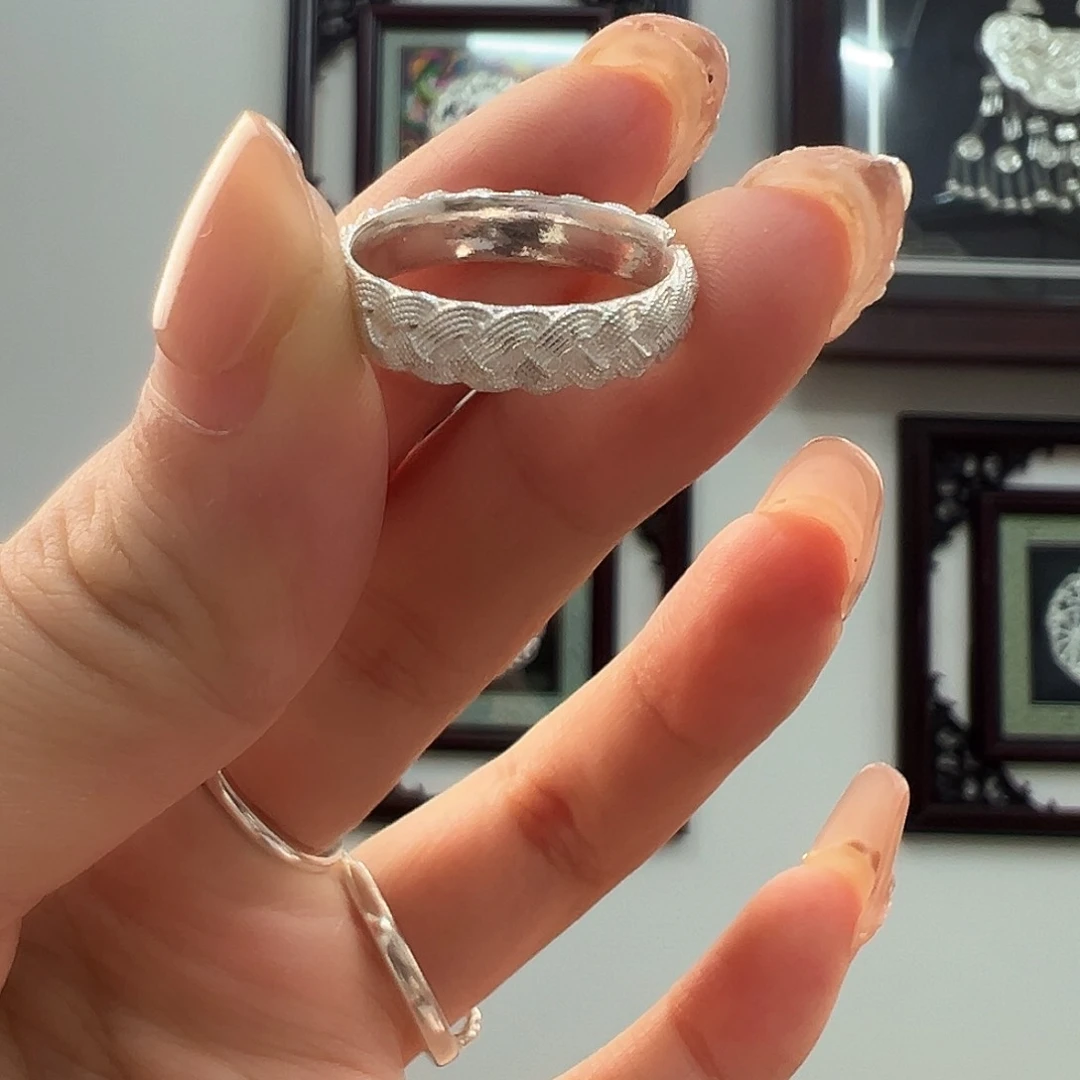 足银无非金属无孤品戒指