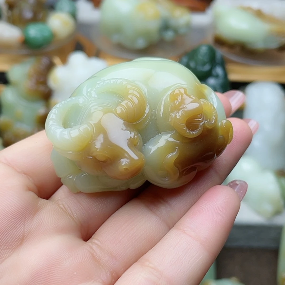 【闪购商品】未镶嵌和田玉挂件秋**叶