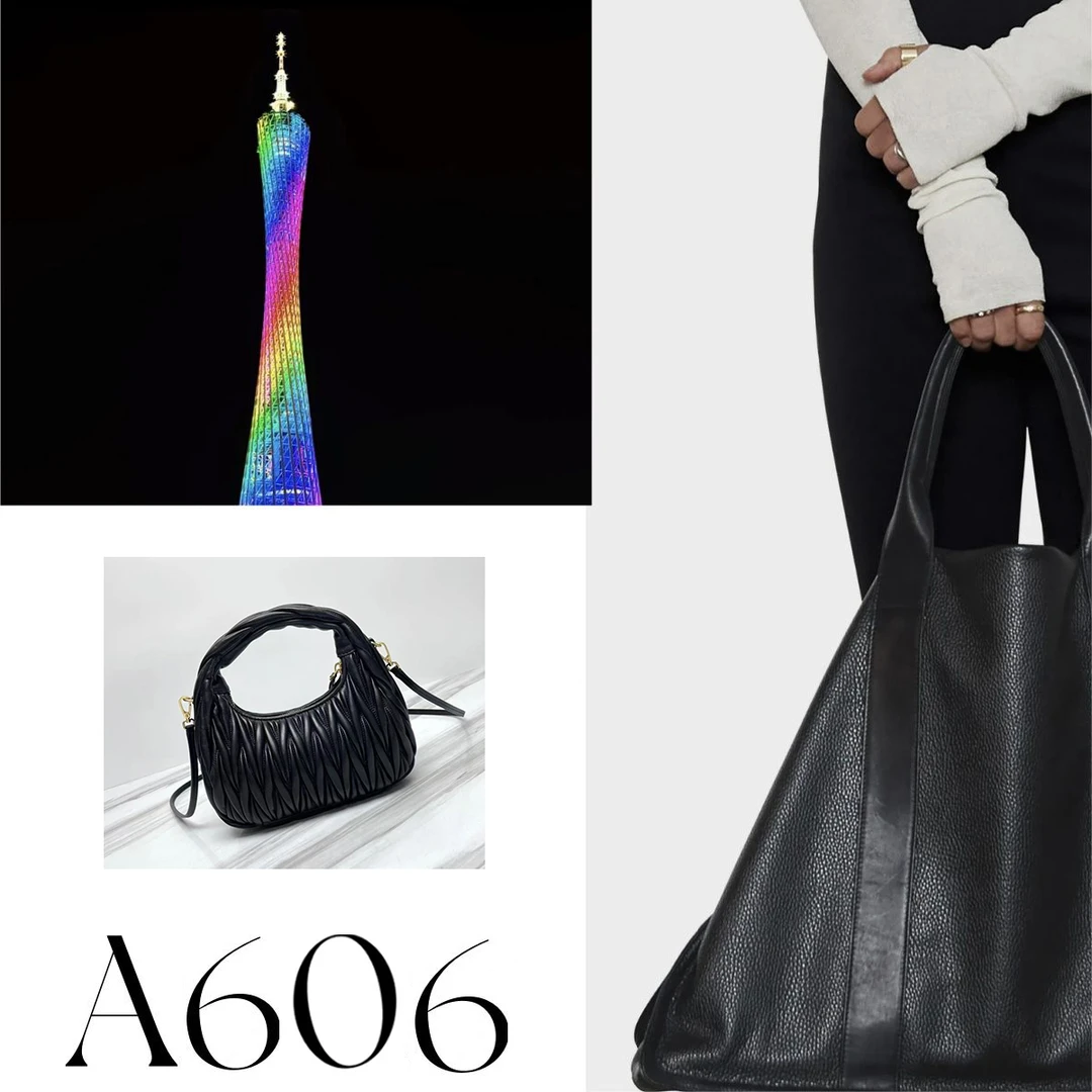 【A606】2025年新款大容量女包时尚百搭多功能女包