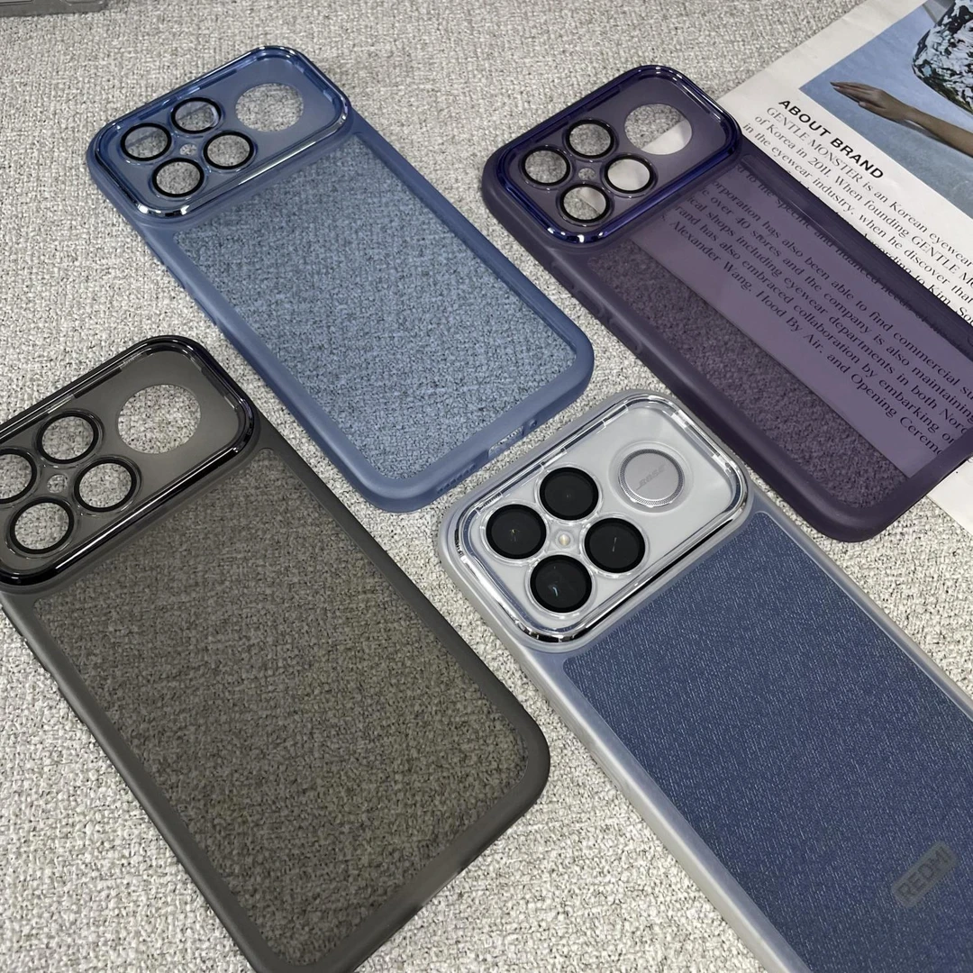 适用红米K90ProMax手机壳男女时尚简约小众新款魅眼K80至尊保护套