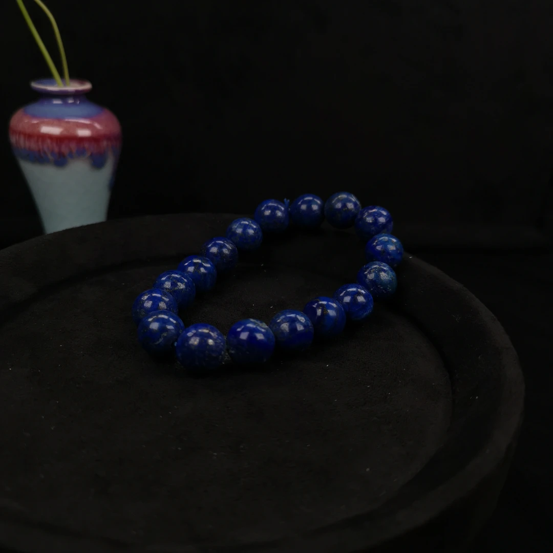 悦悦珠宝-青金石手链手串q63