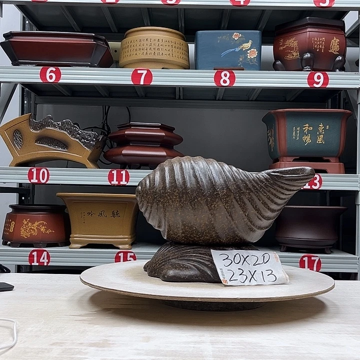 紫砂花盆紫砂花盆