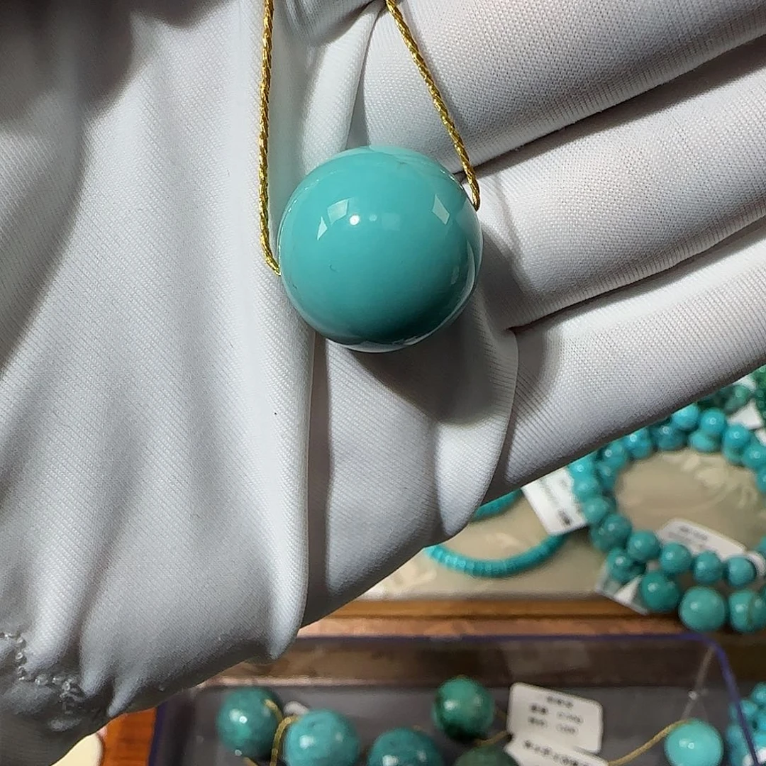 绿松石未镶嵌16mm➕单珠