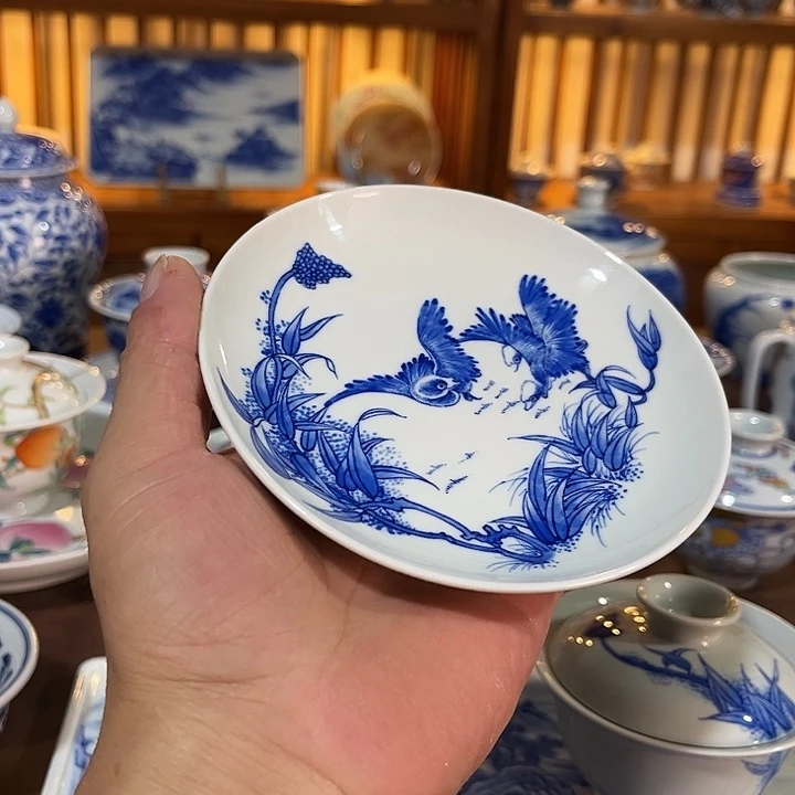 錡镇堂手工手绘壶承