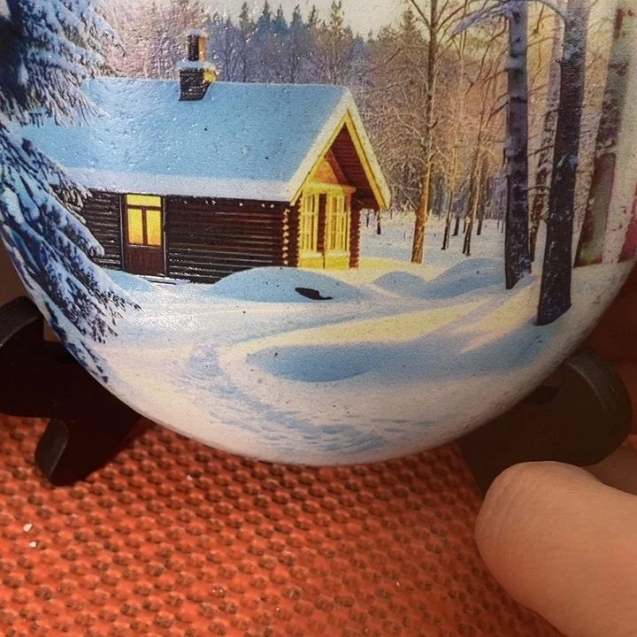 石材小屋摆件真美啊