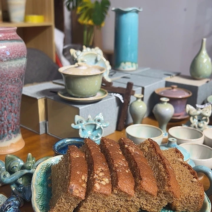 华宁陶华心陶艺茶盘