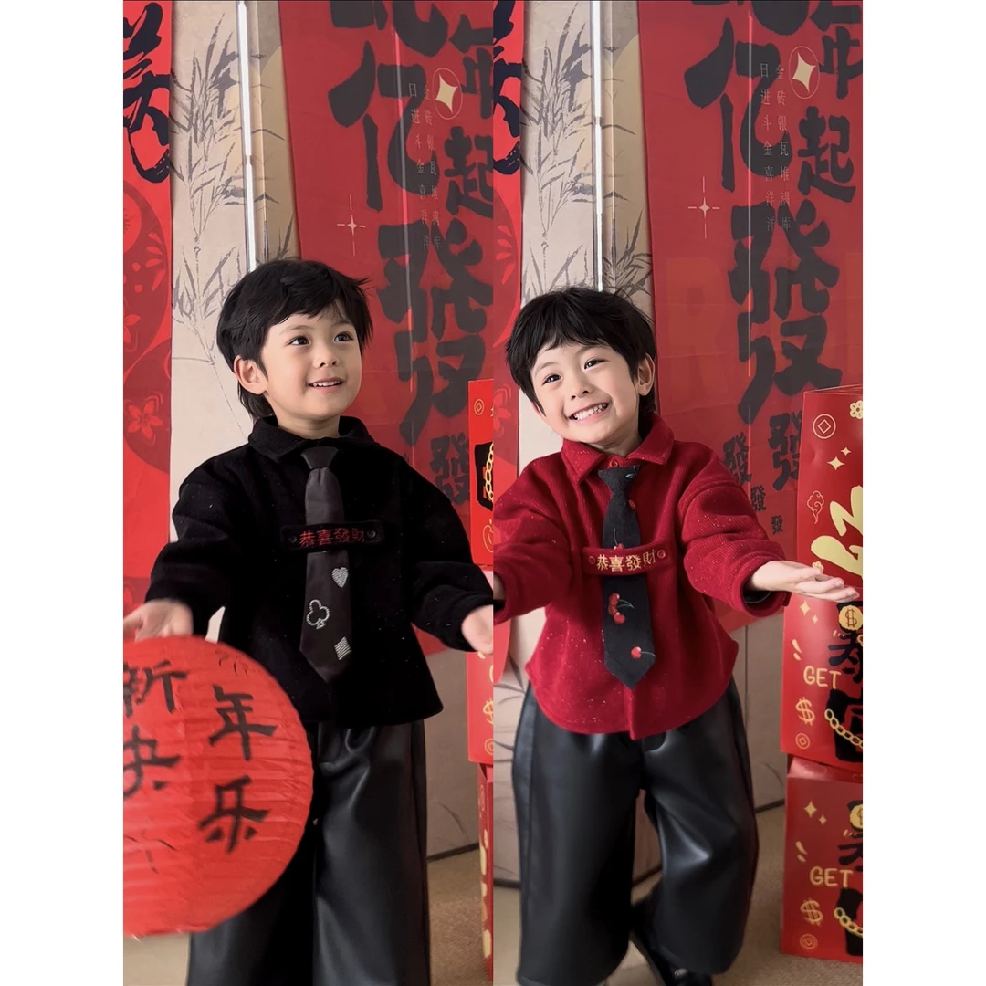 【红色年服】冬季清仓加厚韩版时尚棉服男女童加厚中小童外套