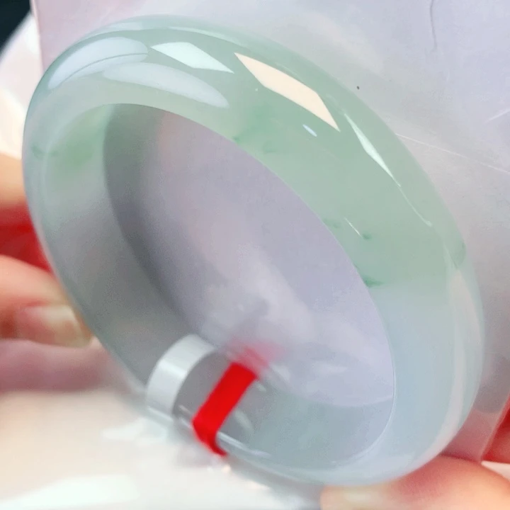 翡翠未镶嵌手镯57圈