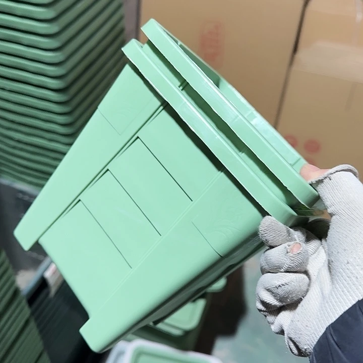 方16口径10个无托浅绿