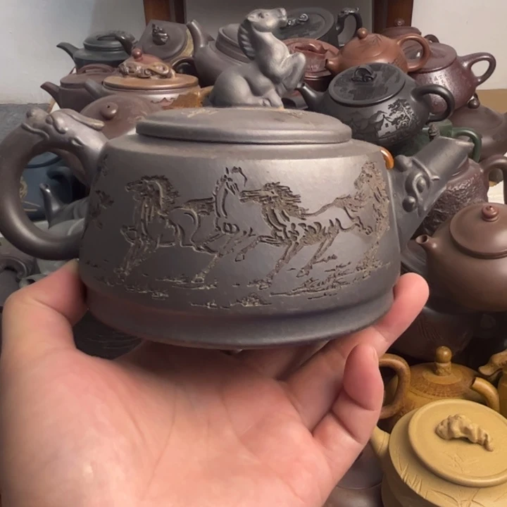 茶壶紫砂紫砂壶微瑕疵
