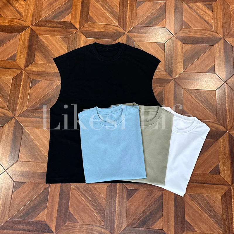 LIKESI&李克斯“无袖”2025夏季高级感背心简约时尚宽松坎肩6261#