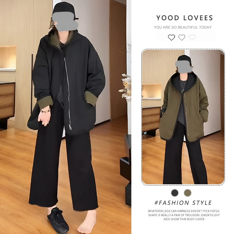 港风设计感双面撞色短外套女装春秋气质宽松休闲两面穿冲锋衣潮