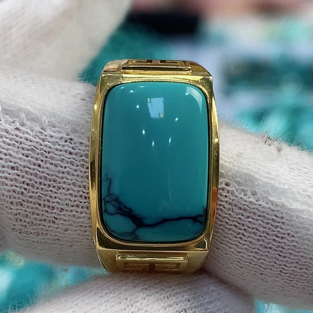 绿松石配饰18K金镶嵌