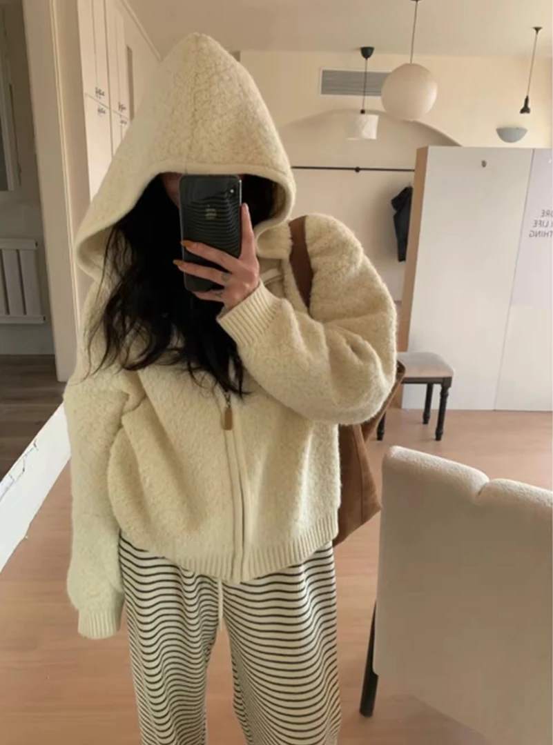 对应编码拍2毛衣慵懒软糯韩系费尔岛秋冬开衫套头简约大版粗针织