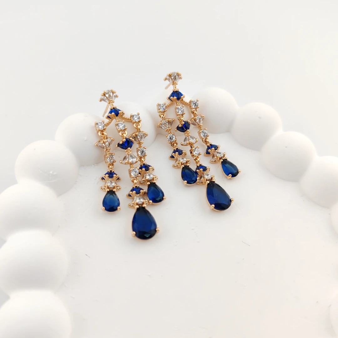 XUPING/旭平首饰 合金合成锆石耳饰 【潘生福利】 GDY X000982256