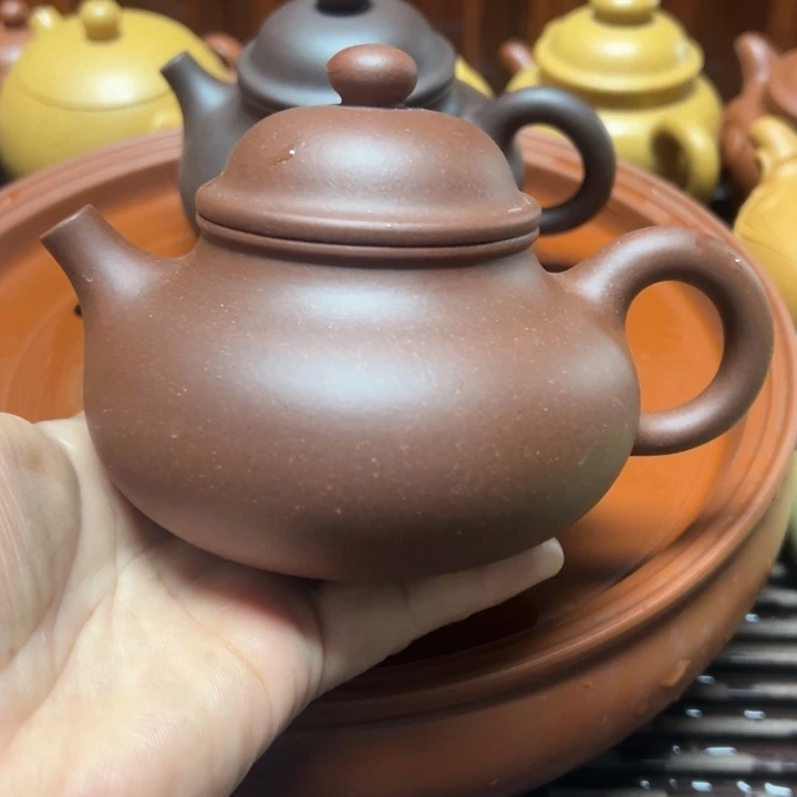紫砂茶壶宜兴原矿紫泥泥料