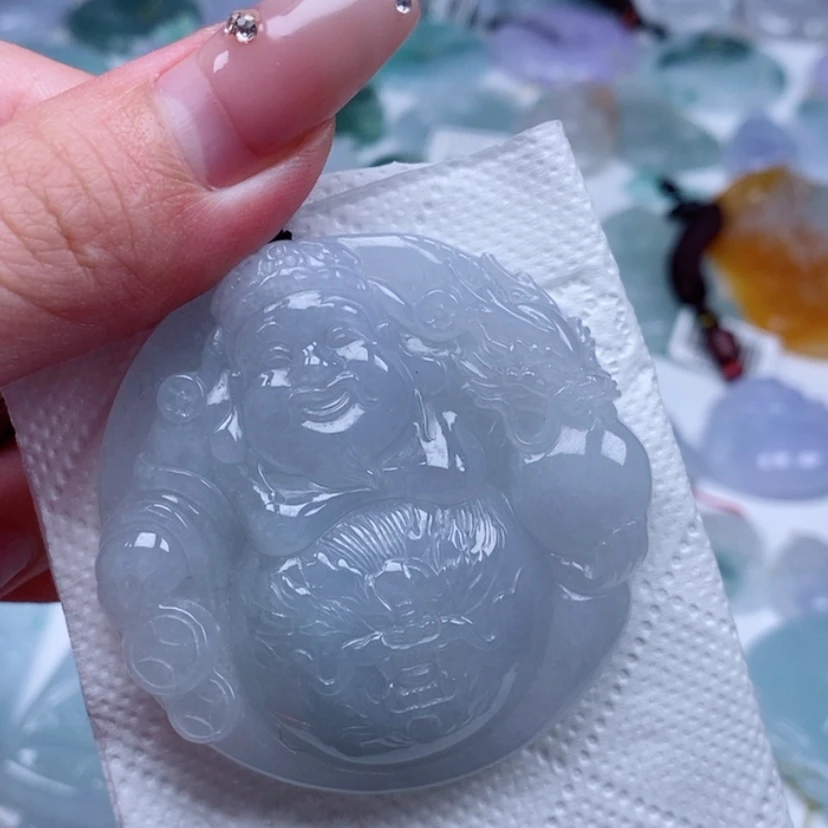 【闪购商品】颈饰未镶嵌翡翠玫**米