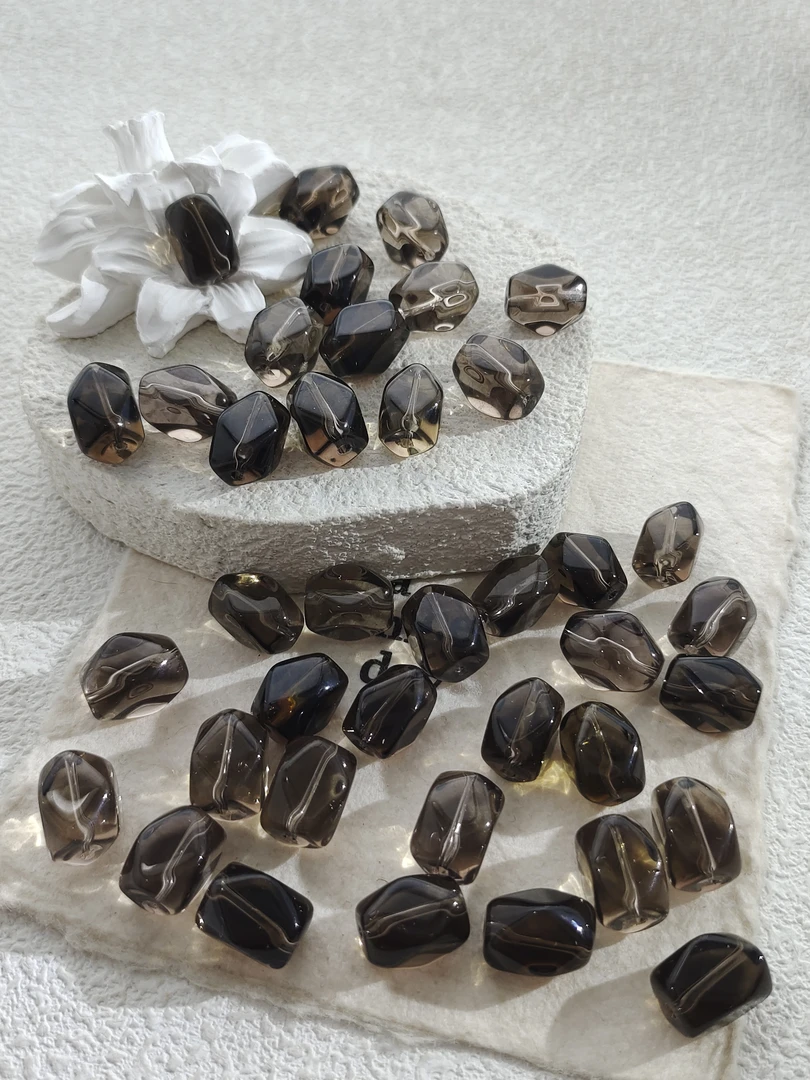 茶晶菱形钻切随型多样性随机发一颗B891