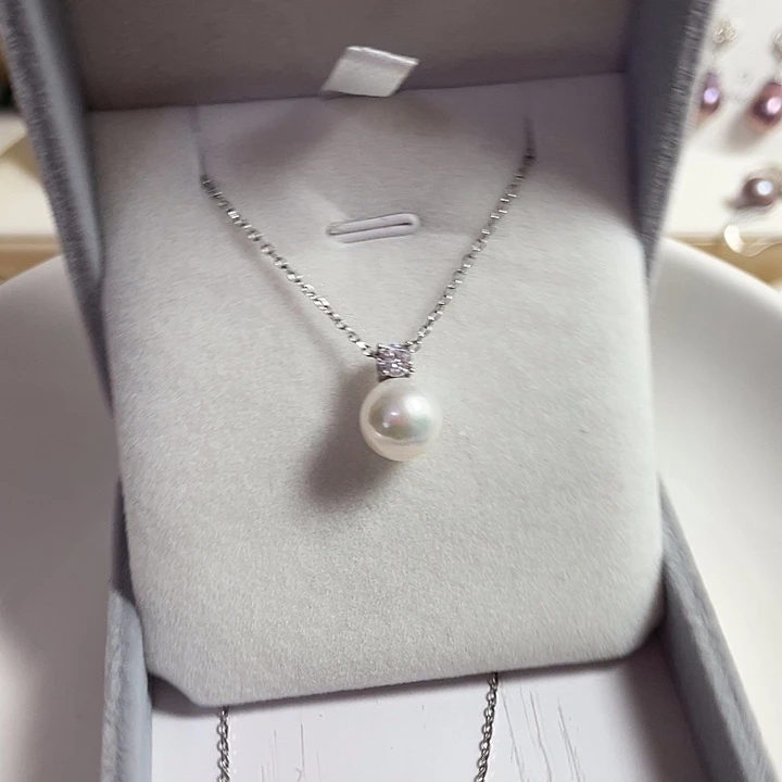 吊坠(赠链)银S925镶嵌淡水珍珠
