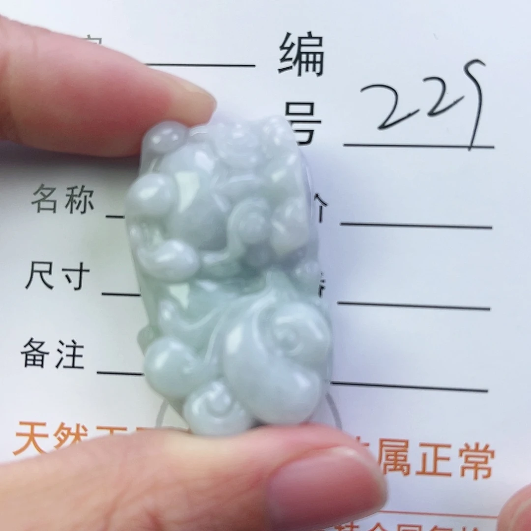 翡翠颈饰未镶嵌貔貅