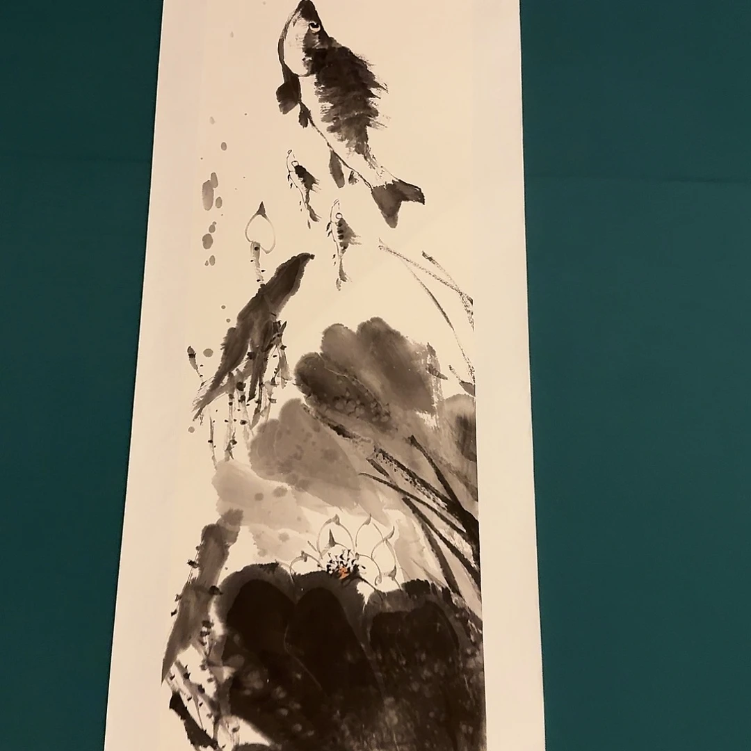 国画溥老师作品画作