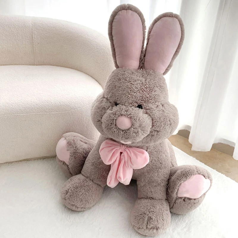 灰兔子公仔毛绒大兔子玩偶DD