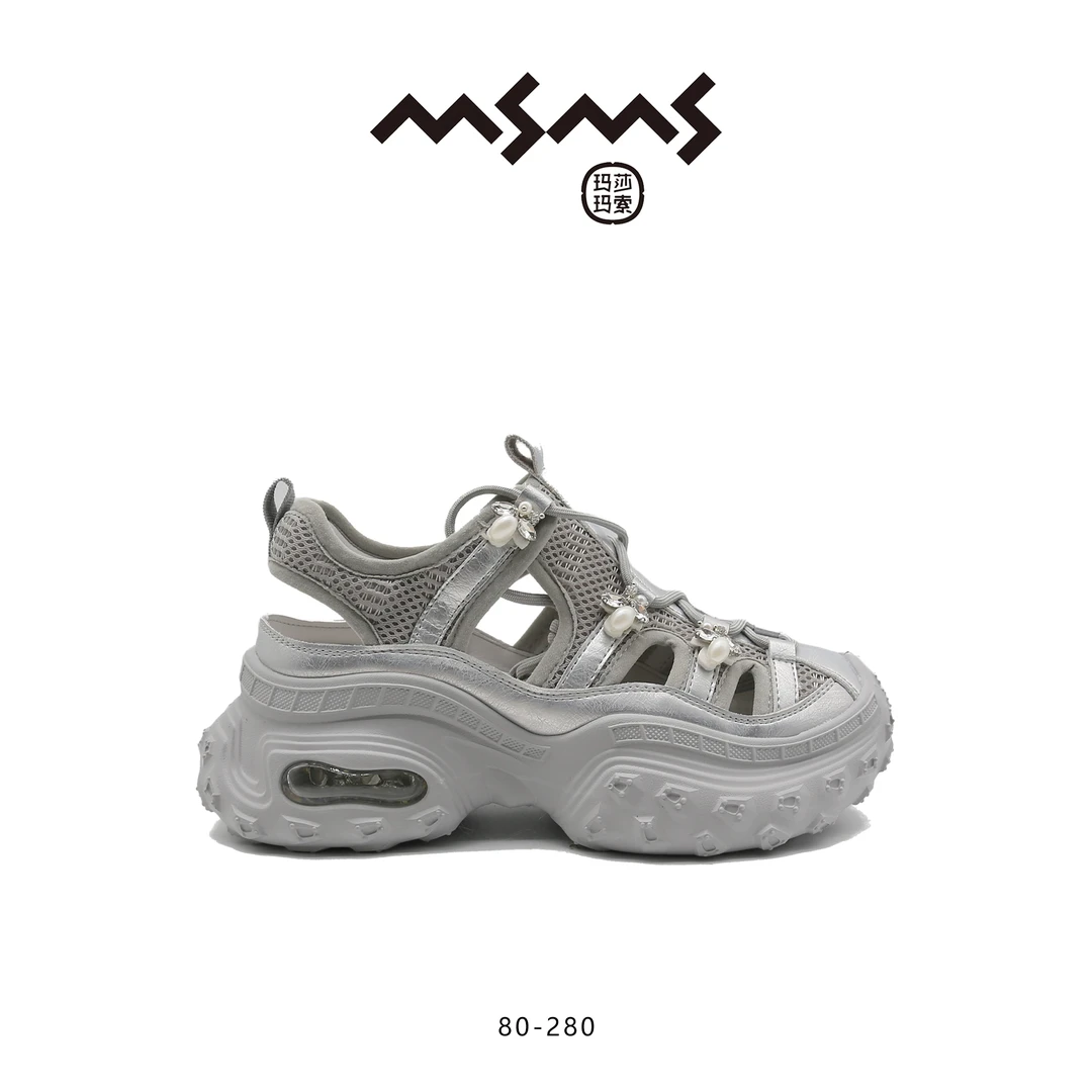 【玛莎玛索】80-280（特价默认微瑕）夏季新款女款潮流厚底包头鞋