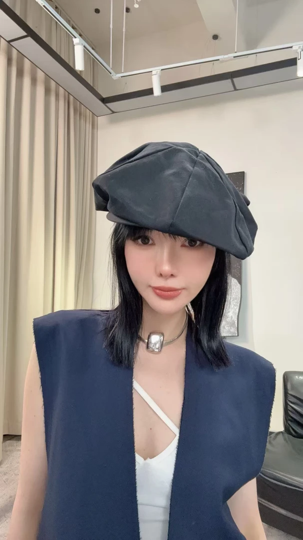 【蔡丽丽&添羽】时尚洋气百搭个性贝雷帽mz202508