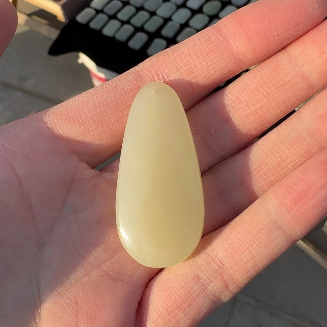 和田玉吊坠未镶嵌29露天