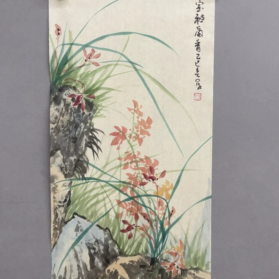 国画艺术家真人手绘