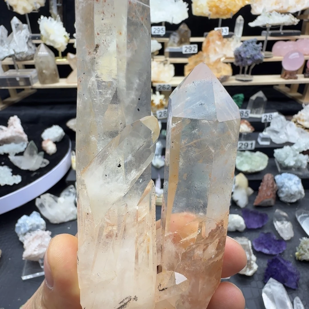 石材天然水晶摆件