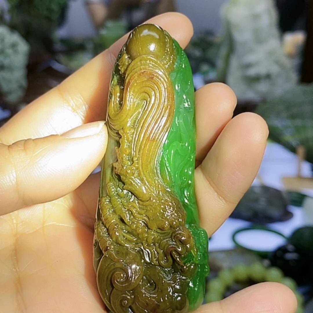 【闪购商品】和田玉（碧玉）未镶嵌挂件