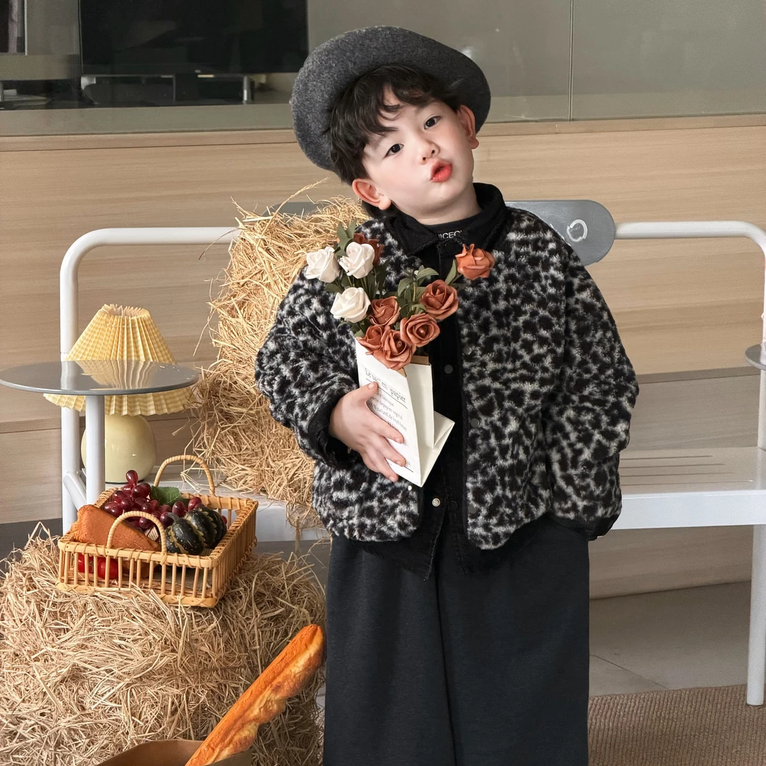 【档口原版】男童韩版冬季休闲男童百搭酷帅外套-17508