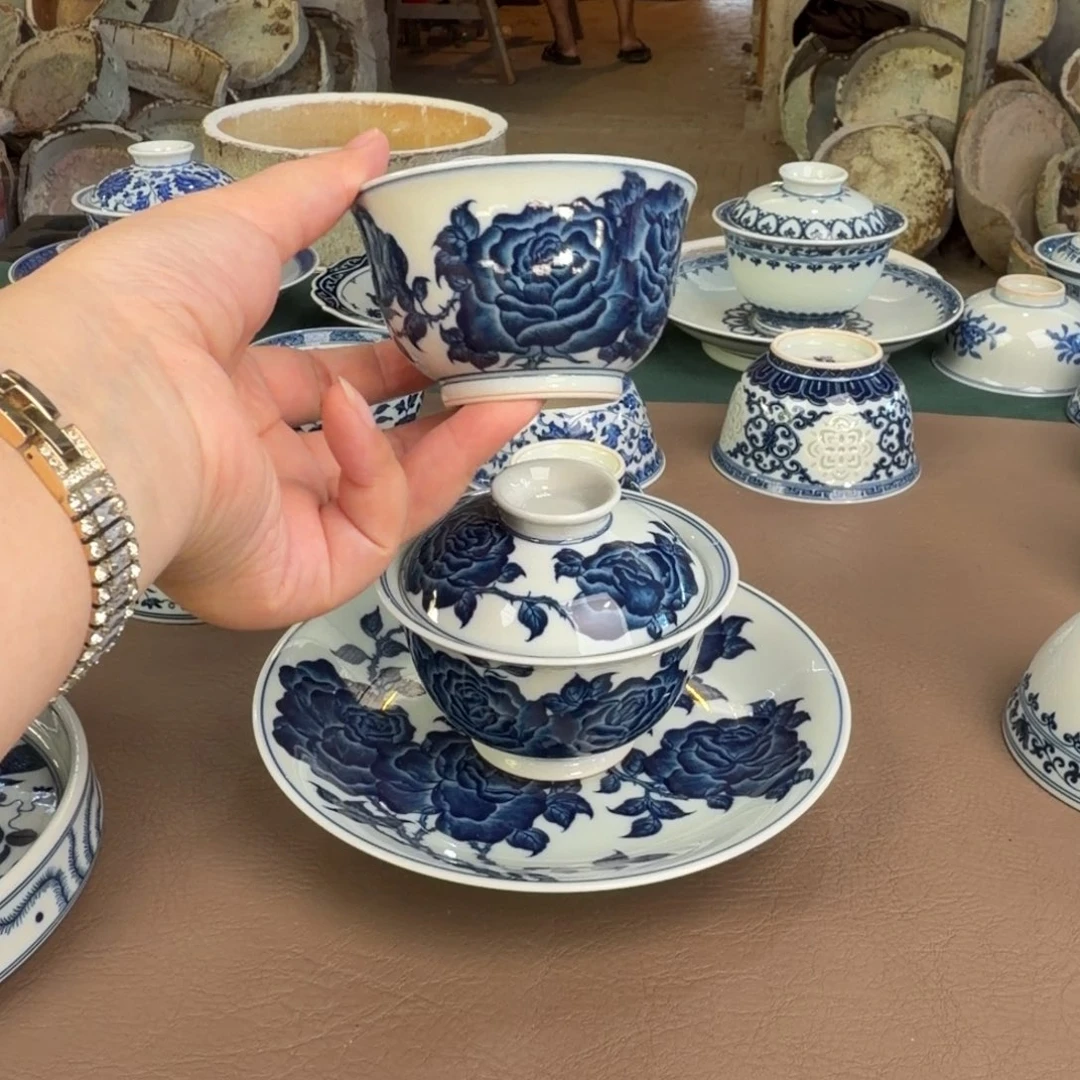 小***蛋景德镇陶瓷手工手绘