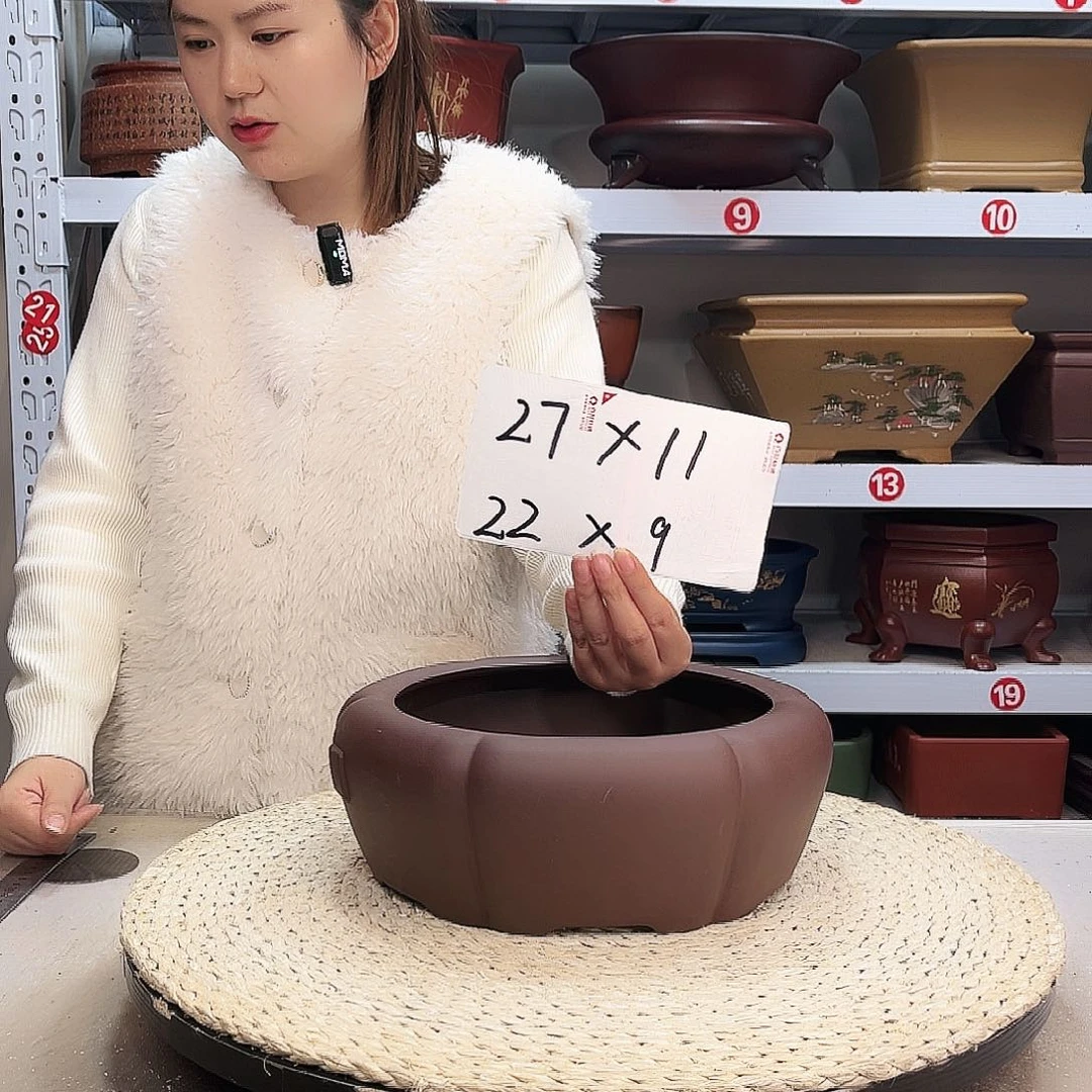 紫砂花盆紫砂花盆