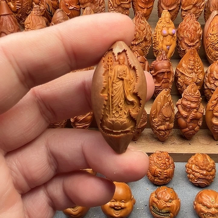 橄榄核吊坠20地藏王