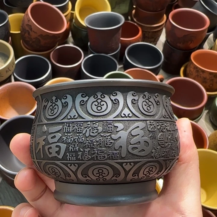 茶杯紫砂全手工紫砂