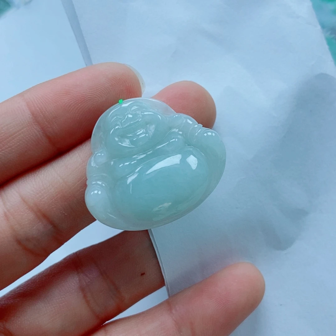 翡翠颈饰未镶嵌毛**”天然