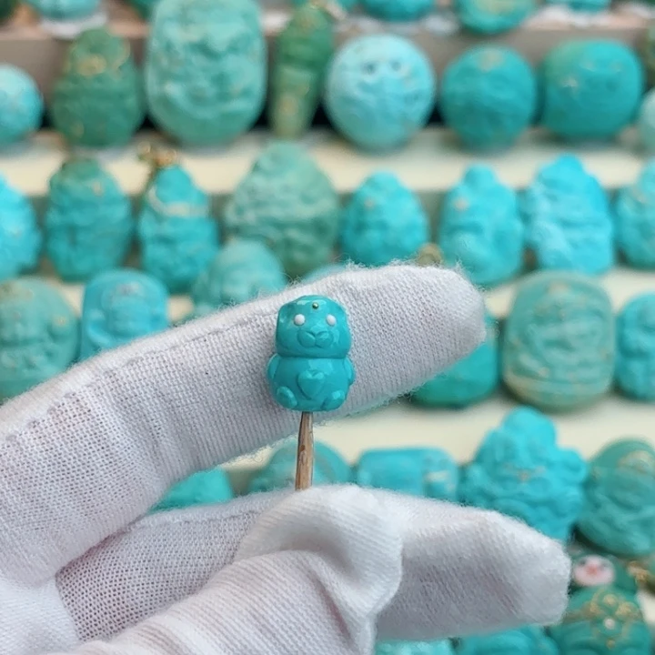 未镶嵌绿松石珠宝奇石