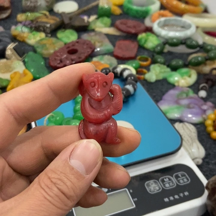 白玉菩提吊坠摆件