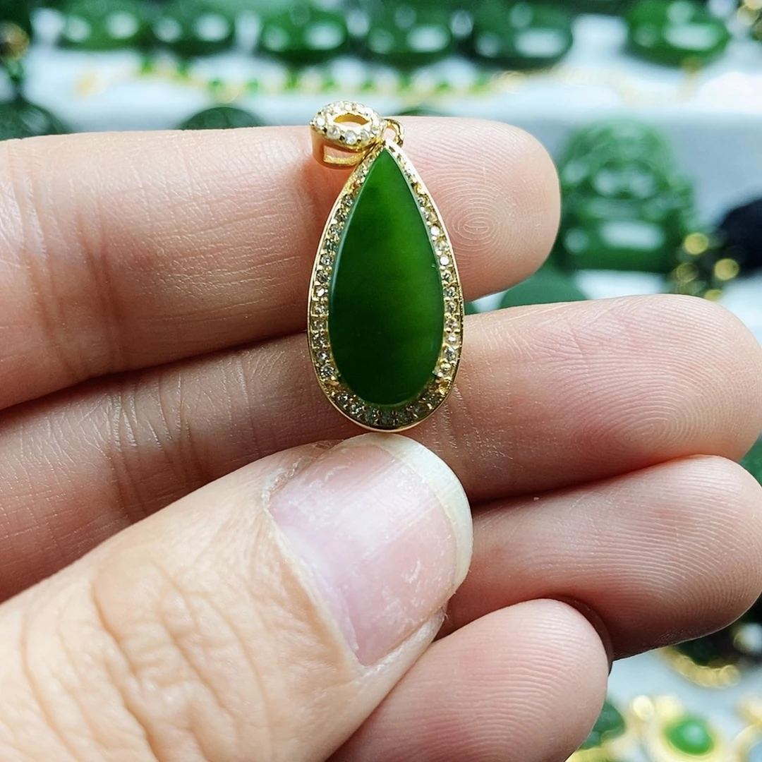 和田玉（碧玉）未镶嵌颈饰