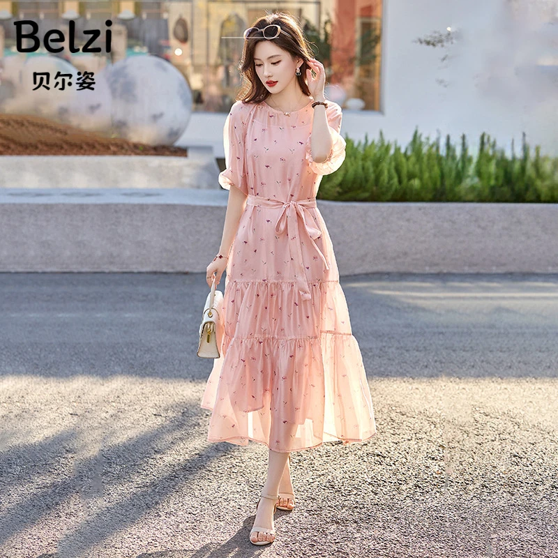 2025新款超好看青春通勤修身连衣裙图片色其他甜美清新涤纶少女风