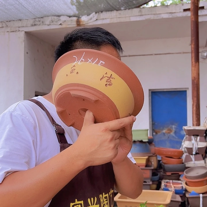 紫砂花盆紫砂花盆