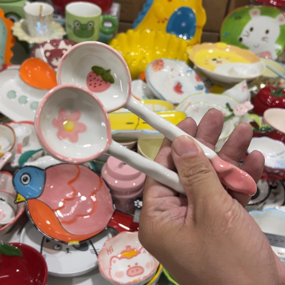 高温陶瓷釉下微瑕6个