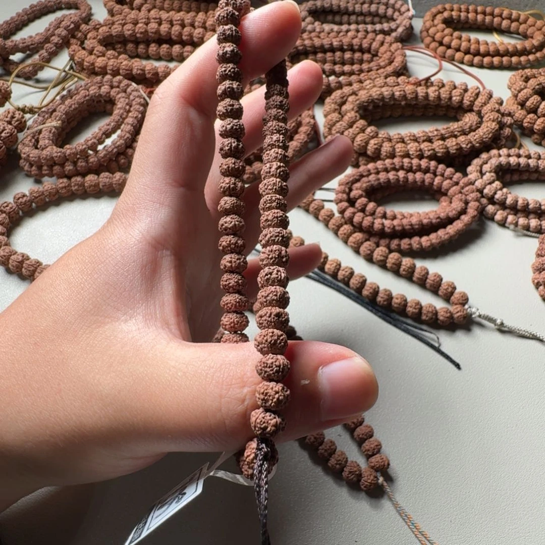 金刚菩提吊坠米***螺平细手持7+