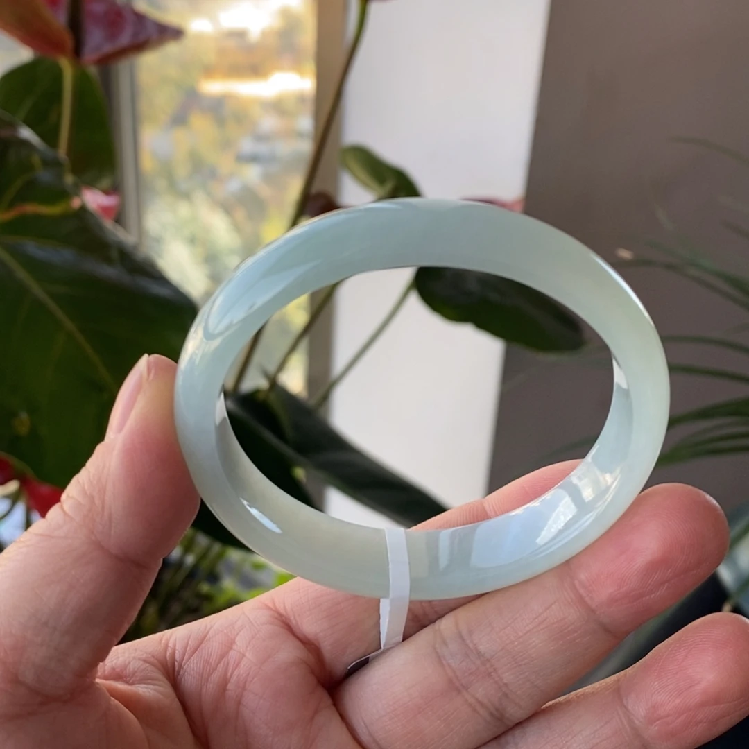 翡翠未镶嵌手镯6号