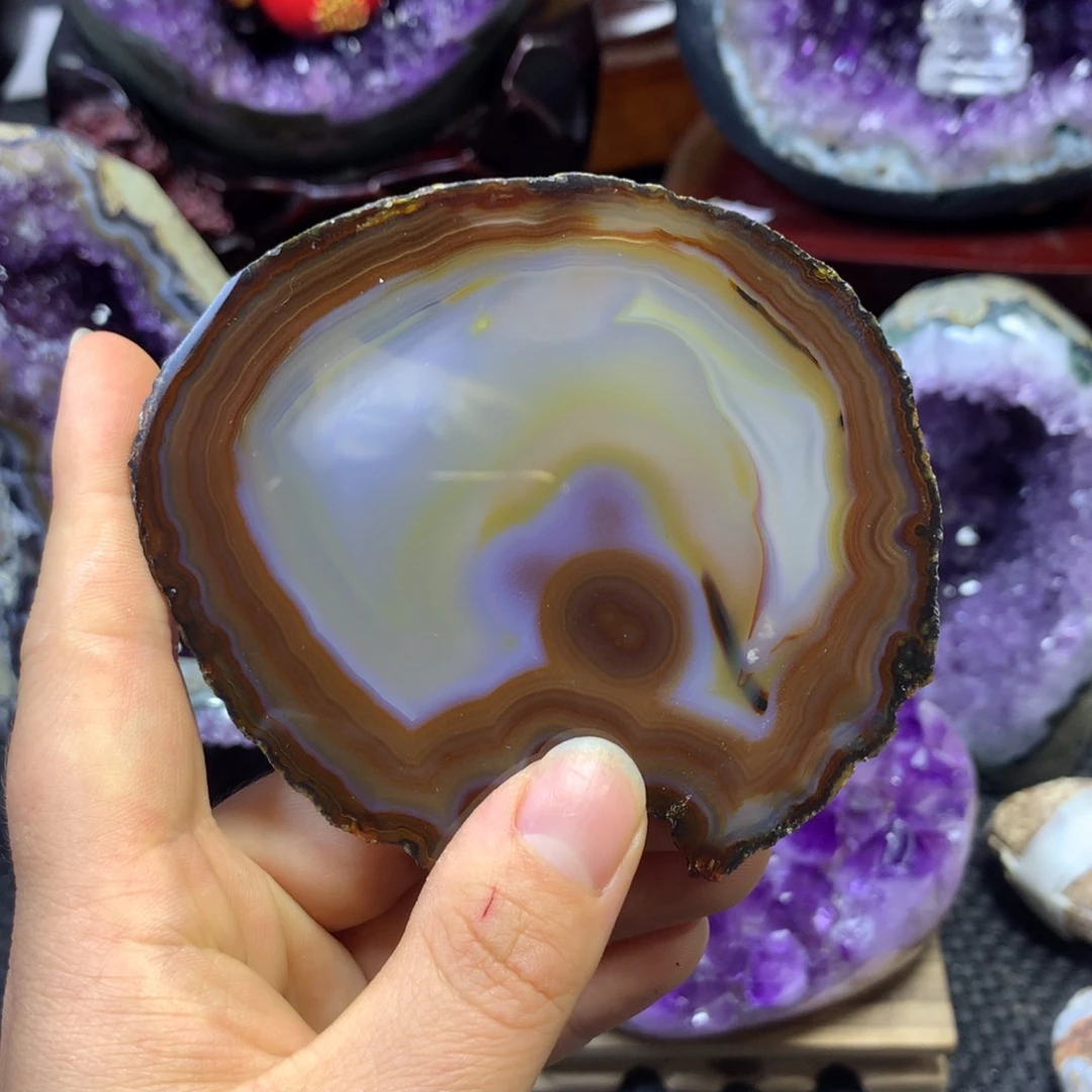 摆件月未镶嵌水晶