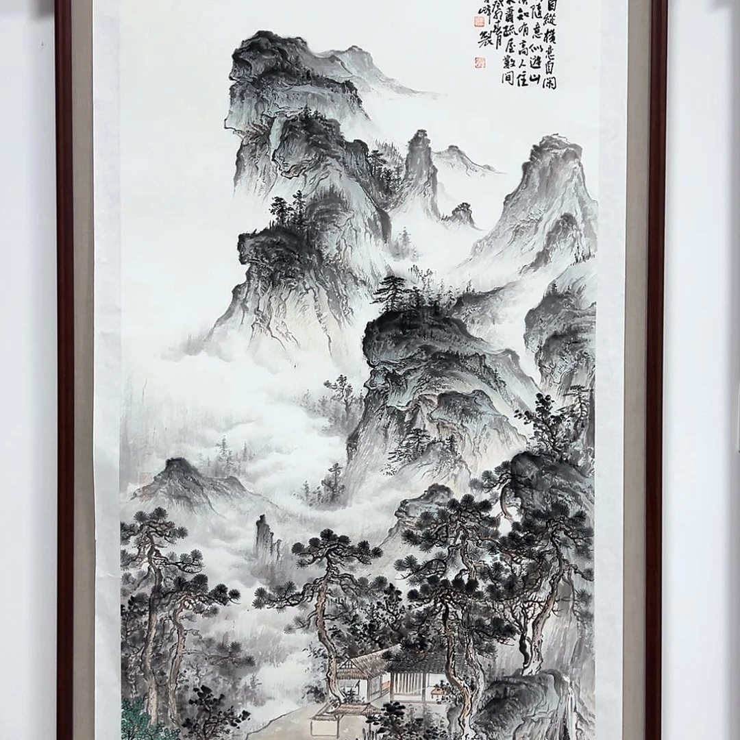 国画李文峰的画作